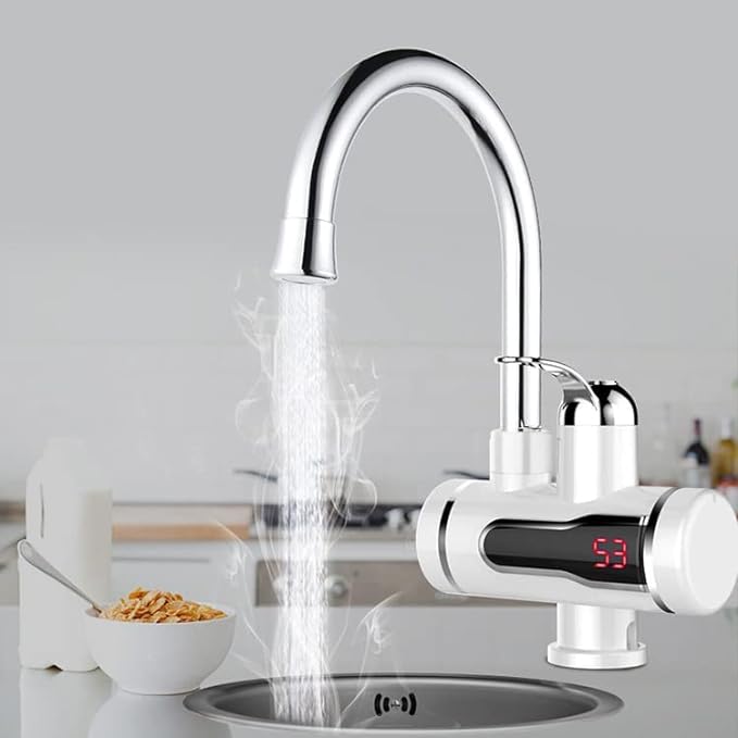 Electric Water Heater And Tankless Fast Water Heating Tap Instant Hot Kitchen Faucet