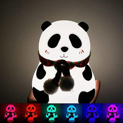 Cute Panda Night Light for Kids, Girls Valentine Day Gift