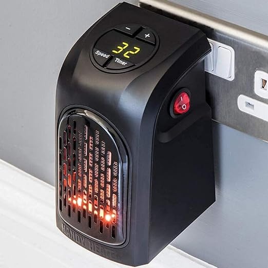 Handy Heater Wall-Outlet 400 Watts Electric Handy Room Heater