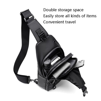 Sling Bag For Men CrossBody Backpack For Men Women, Anti-Theft Chest Bag With USB Charging Port, Waterproof