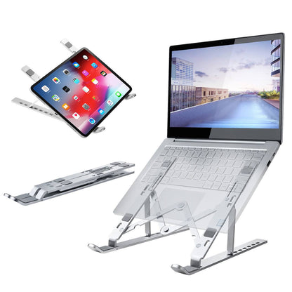 Adjustable Aluminum Ergonomic Foldable Portable Tabletop Laptop/Desktop