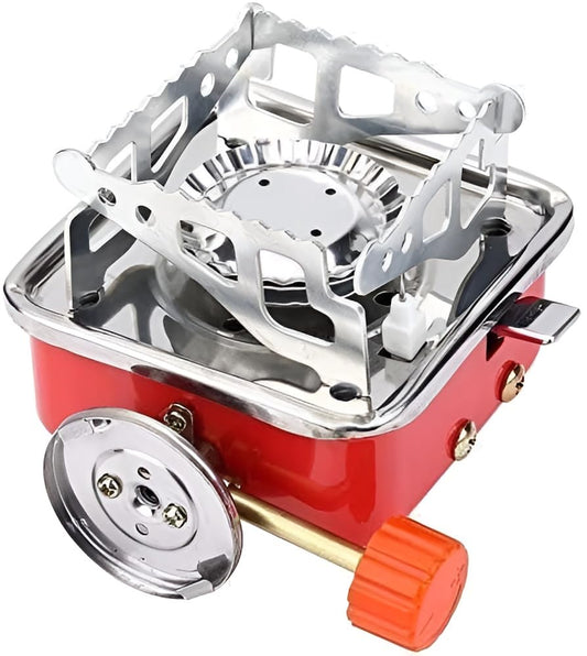 Camping Stainless Steel Gas Stove Ultra Light Folding