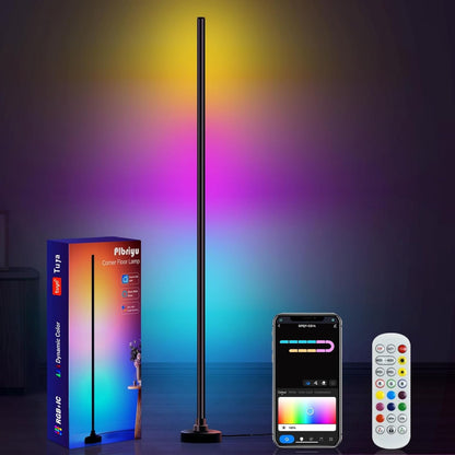 Smart RGB LED Corner Lamp with App and Remote Control