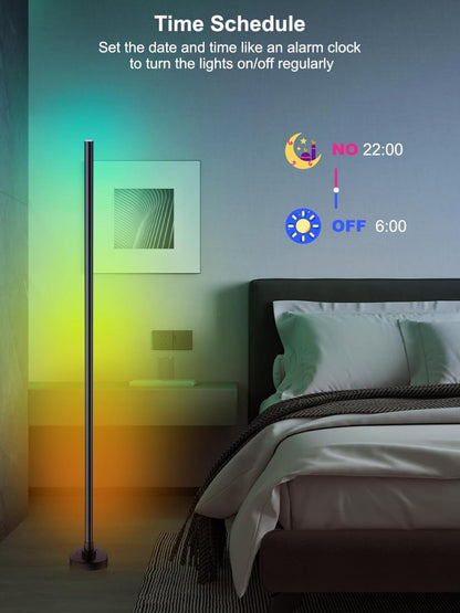 Smart RGB LED Corner Lamp with App and Remote Control